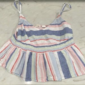 pastel colored tank top